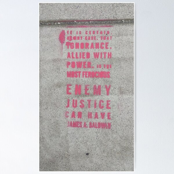 Item preview, James Baldwin on Enemies of Justice  designed and sold by newplots.