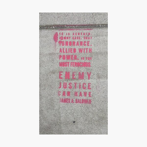 Item preview, James Baldwin on Enemies of Justice  designed and sold by newplots.