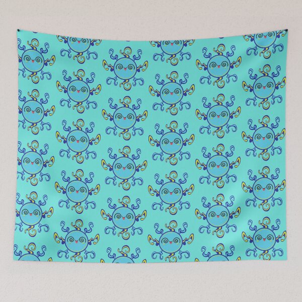Item preview, Cute Blue Microorganism designed and sold by MousseFashion.
