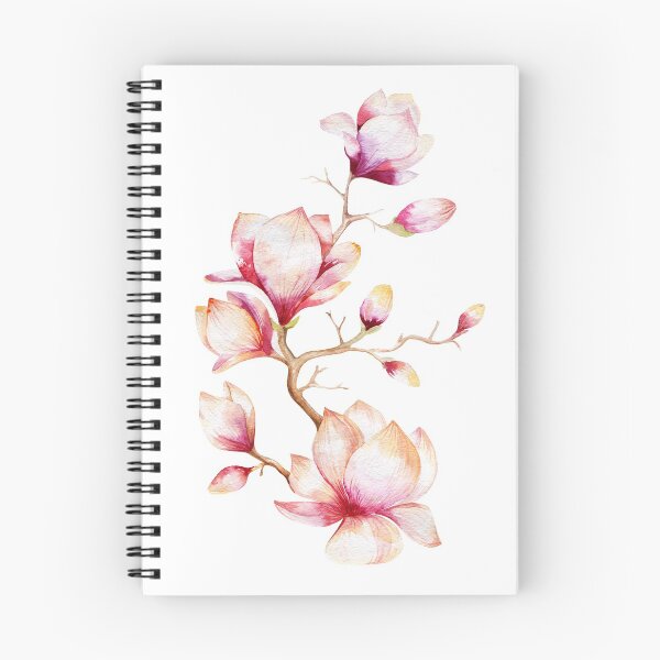 Item preview, Pink Watercolor Magnolia Illustration designed and sold by junkydotcom.