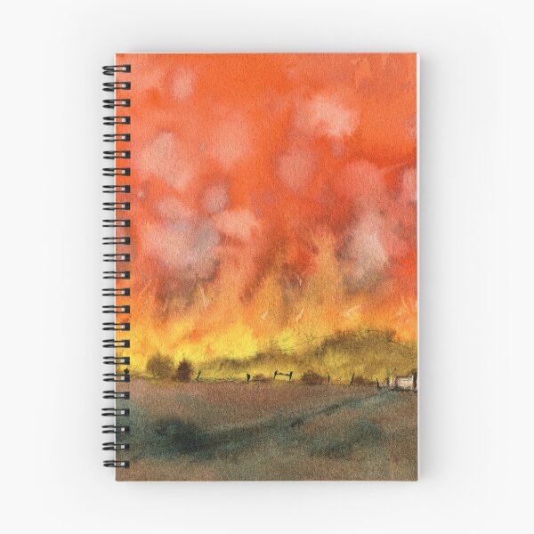Item preview, Fire in the mountains designed and sold by darrenyeoart.