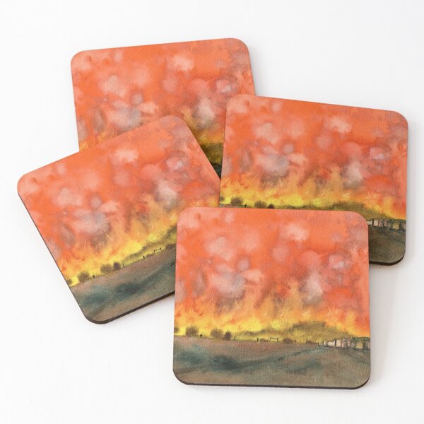 Item preview, Fire in the mountains designed and sold by darrenyeoart.