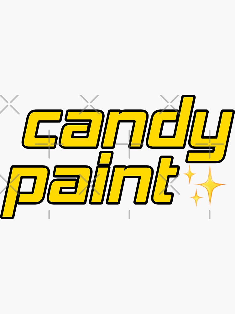 "Candy paint version 2" Sticker for Sale by bellaraven Redbubble