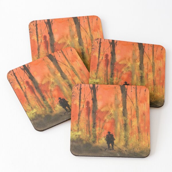 Item preview, Firefighters fighting Victorian bushfires designed and sold by darrenyeoart.