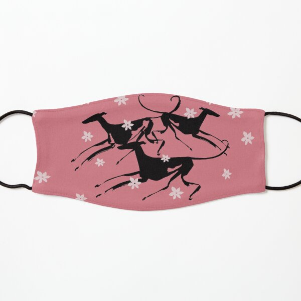 "Spielende Windhunde", "playing sighthounds" Maske für Kinder