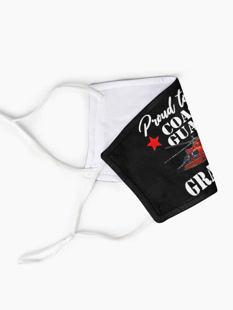 Alternate view of Proud To Be A Coast Guard Grandma Mask