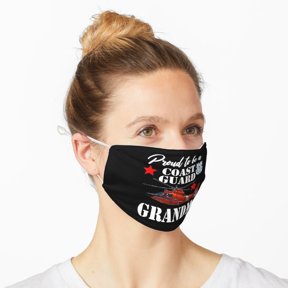 Proud To Be A Coast Guard Grandma Mask