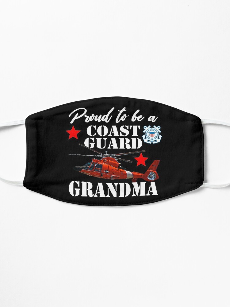 Alternate view of Proud To Be A Coast Guard Grandma Mask