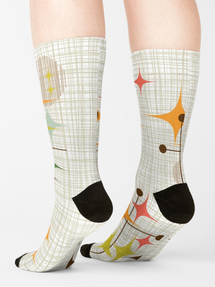 Alternate view of Eames Era Starbursts and Globes 3 (bkgrnd) Socks