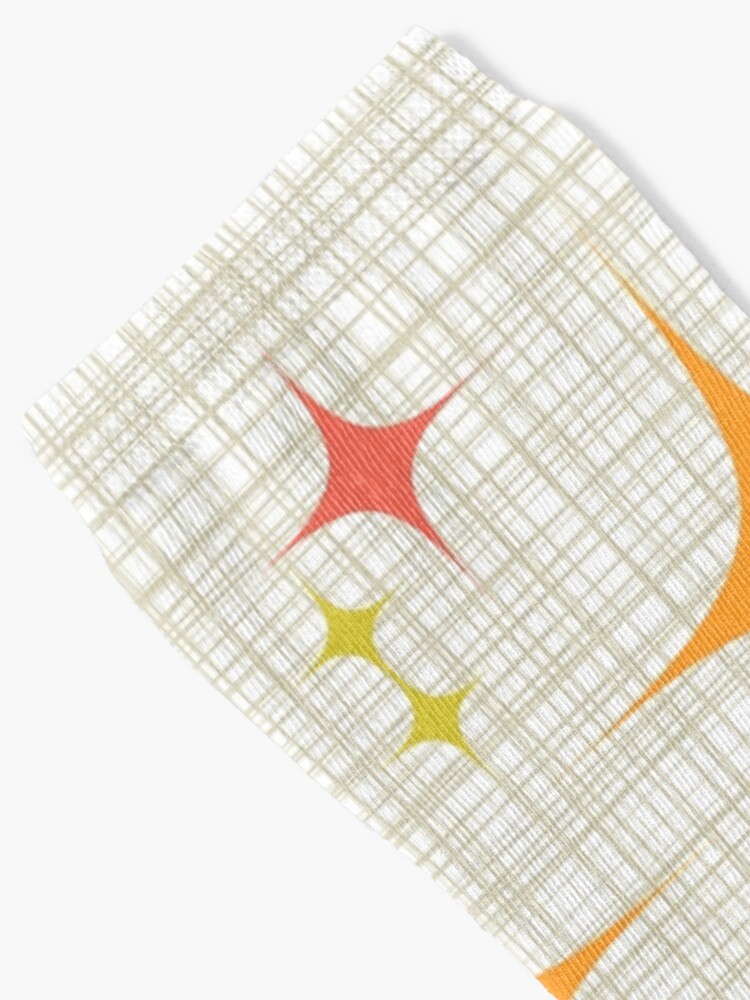 Alternate view of Eames Era Starbursts and Globes 3 (bkgrnd) Socks