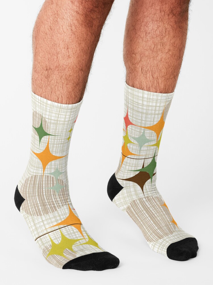 Alternate view of Eames Era Starbursts and Globes 3 (bkgrnd) Socks