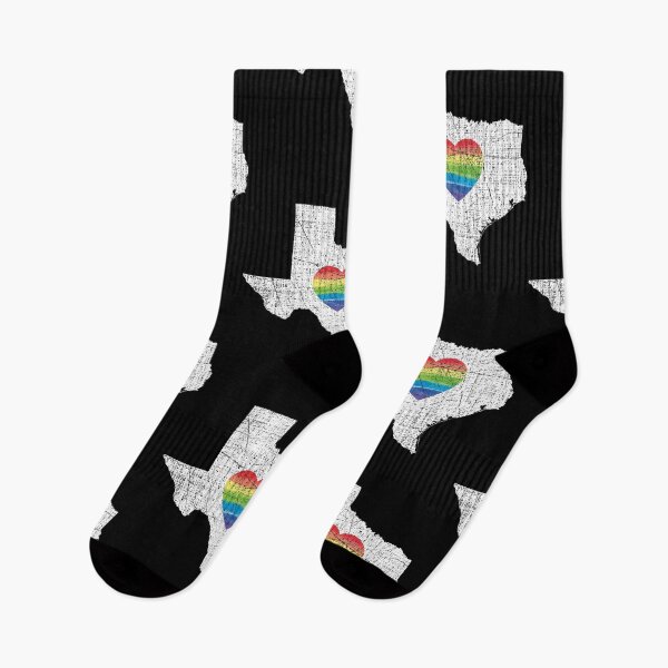 Item preview, Texas Gay Pride Heart Rainbow Flag Mes LGBT Lesbianas Bisexual designed and sold by Tee Kaboom!.