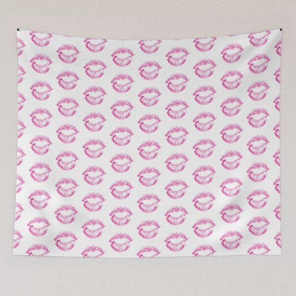 Item preview, Pink Lipstick Stain Background Patterns designed and sold by flying-flamingo.