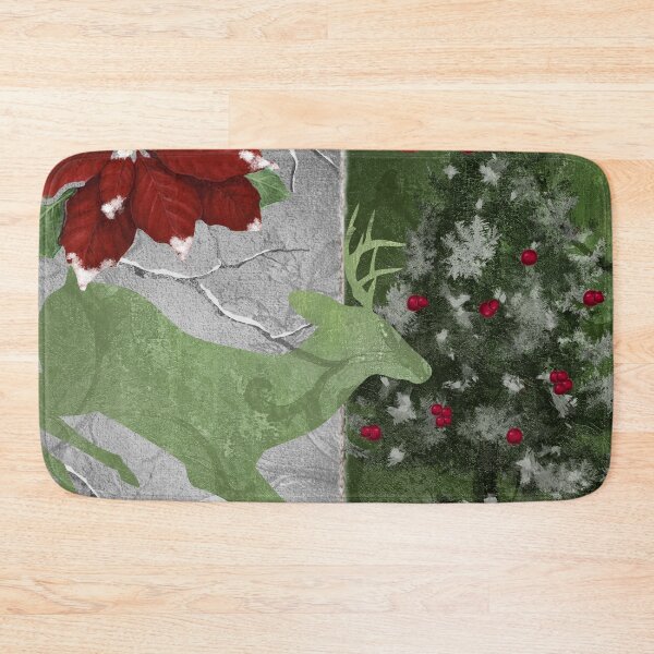 Item preview, Christmas Lodge Deer designed and sold by Sasha Art Gallery.