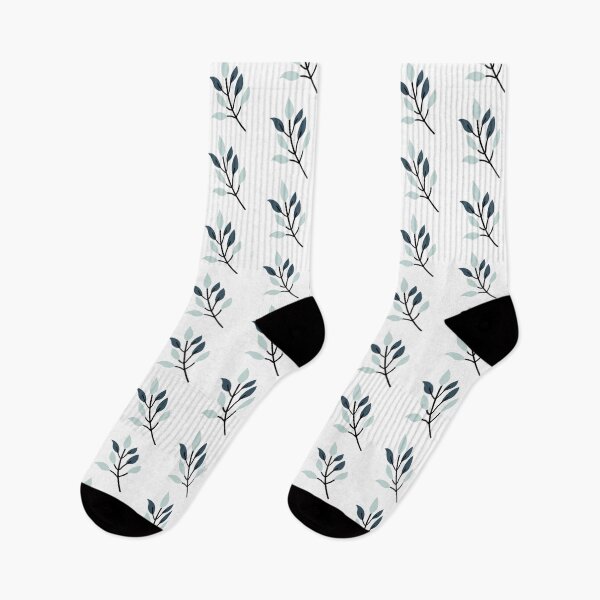 Item preview, Blue Leaf Background Patterns designed and sold by flying-flamingo.