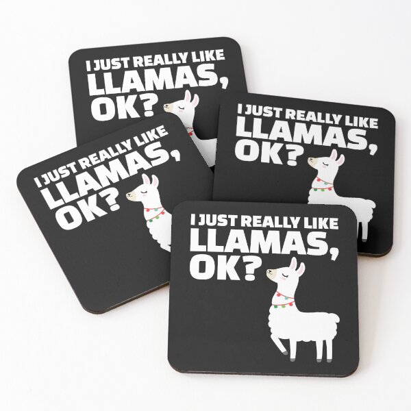 Item preview, I Just Really Like Llamas, OK? designed and sold by EstelleStar.