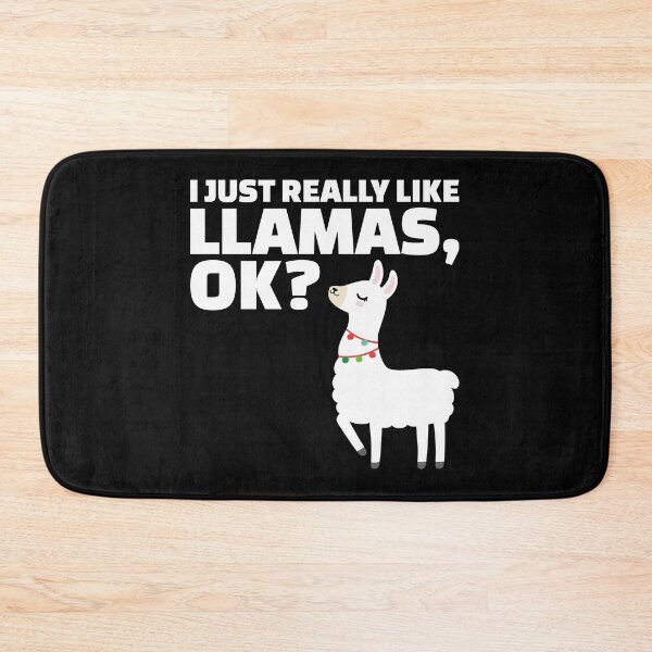 Item preview, I Just Really Like Llamas, OK? designed and sold by EstelleStar.
