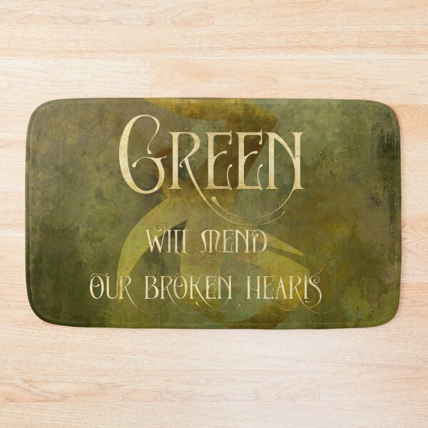 Item preview, GREEN will mend our broken hearts. Shadowhunter Children's Rhyme designed and sold by literarylifeco.