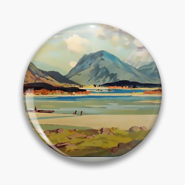 Item preview, North West England vintage travel poster designed and sold by stickart-marek.