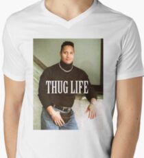 Throwback - Dwayne Johnson Men's V-Neck T-Shirt