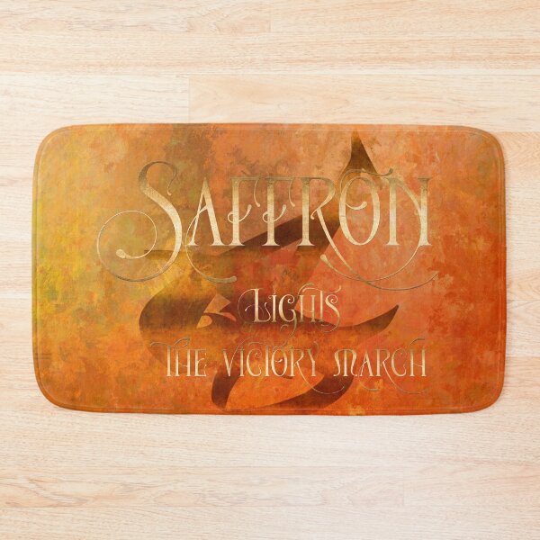 Item preview, SAFFRON lights the victory march. Shadowhunter Children's Rhyme designed and sold by literarylifeco.