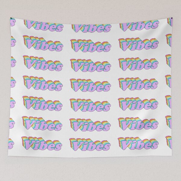 Item preview, Vibes Colorful Graphic Text designed and sold by JuliWol12.