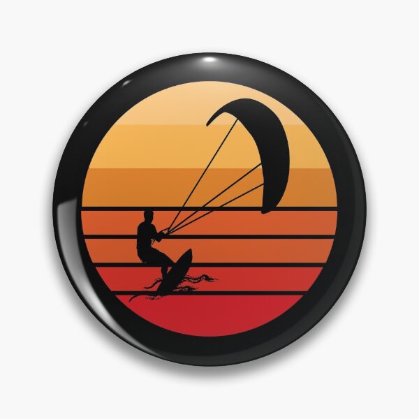 Item preview, Retro Kiteboarder - a cool design for people who love to Kiteboard designed and sold by EstelleStar.
