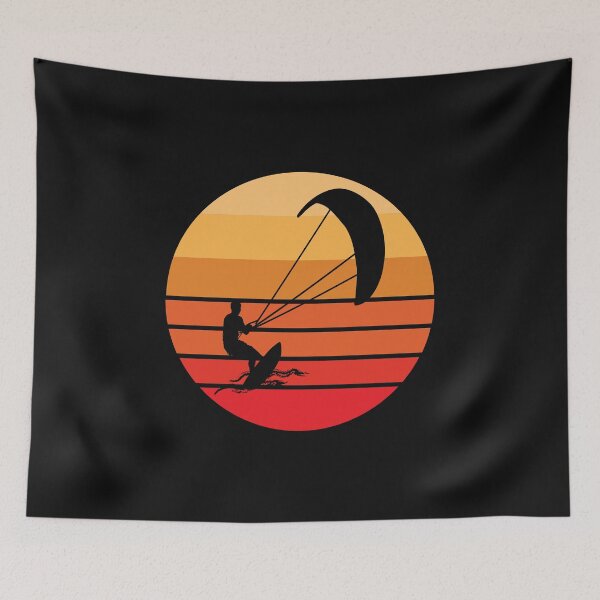 Item preview, Retro Kiteboarder - a cool design for people who love to Kiteboard designed and sold by EstelleStar.