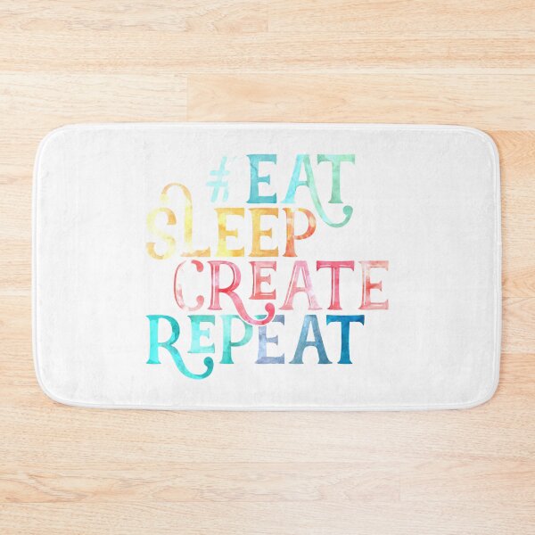 Item preview, Eat Sleep Create Repeat designed and sold by junkydotcom.