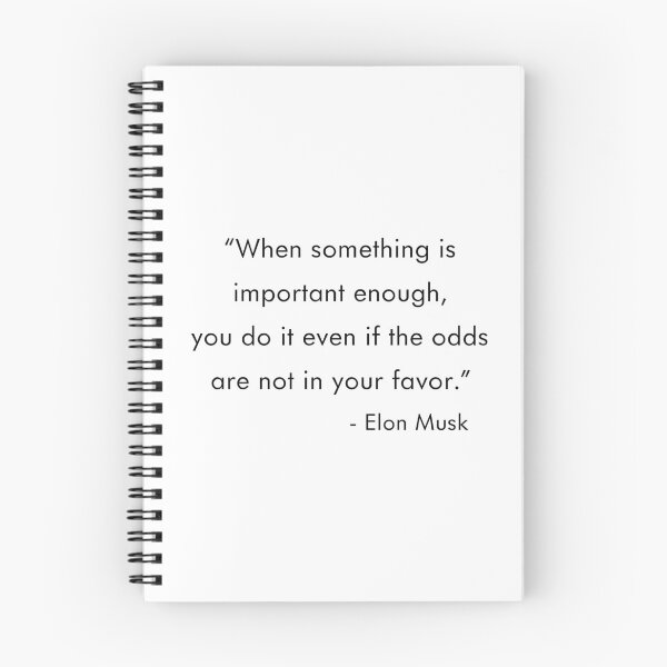 Item preview, Elon Musk When Something is Important Enough designed and sold by designchip.