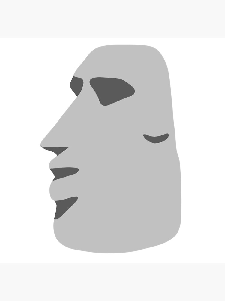 Moai Emoji PNG - Download Free & Premium Transparent Moai Emoji