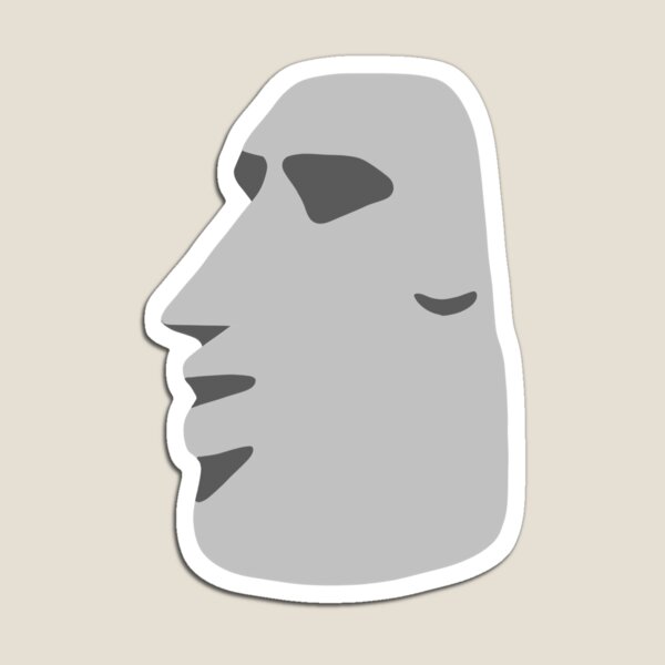 Moyai Emoji Moai Emoji Easter Island | Greeting Card