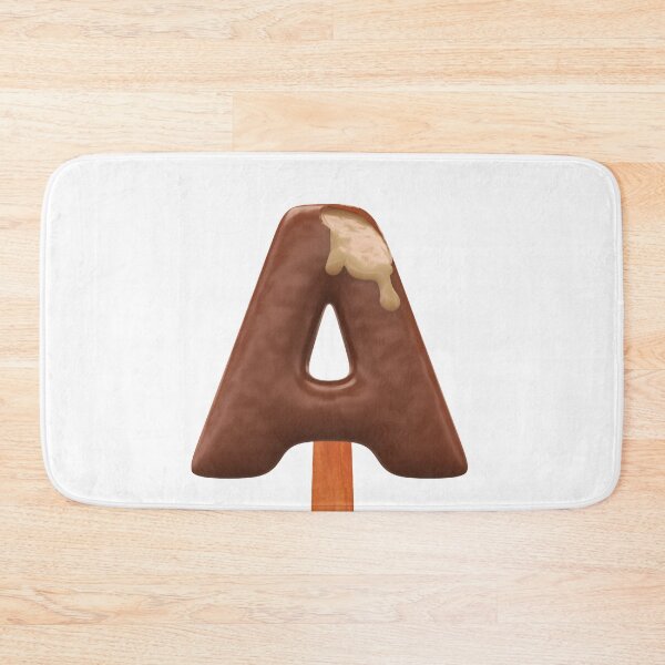 Item preview, A Ice Cream A Letter 3d Alphabet Chocolate designed and sold by HelloFromAja.
