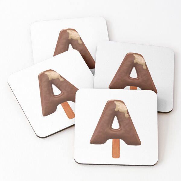 Item preview, A Ice Cream A Letter 3d Alphabet Chocolate designed and sold by HelloFromAja.