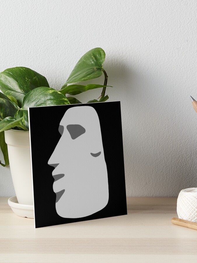 Moyai Emoji Moai Emoji Easter Island Black Tapestry for Sale by  BunkerBunch