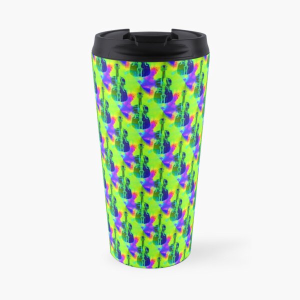Violins with a colorful background Travel Mug