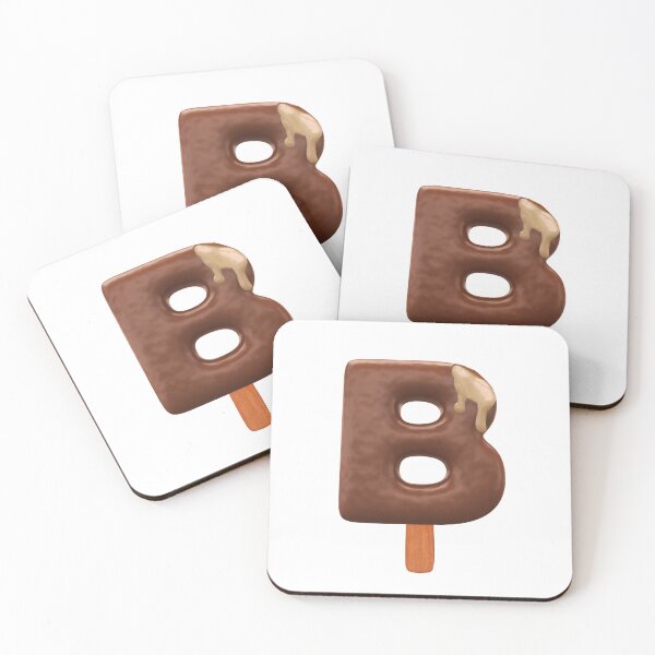 Item preview, B Ice Cream B Letter 3d Alphabet Chocolate designed and sold by HelloFromAja.