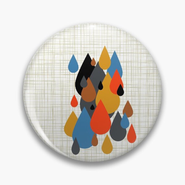 Item preview, Mid Century Modern Rain Drops on Your Head Bkgrnd designed and sold by Makanahele.