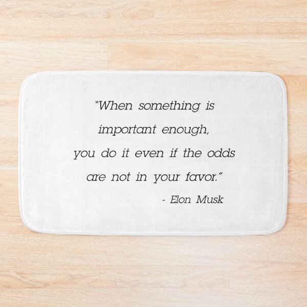 Item preview, Elon Musk When Something is Important Enough designed and sold by designchip.