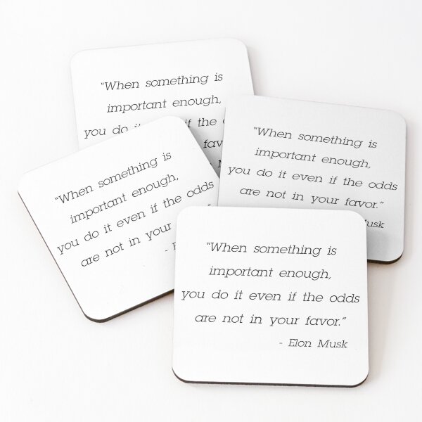 Item preview, Elon Musk When Something is Important Enough designed and sold by designchip.