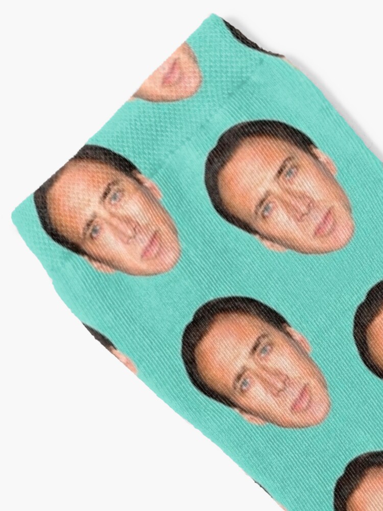 Alternate view of Nicolas Cage Head Socks