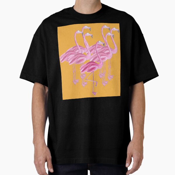 Item preview, Flamingoes (orange background) designed and sold by Sascha  Kläger.