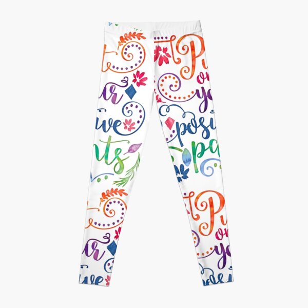 Pastel Rainbow Polka Dot Yoga Workout Pants Leggings Meditation 