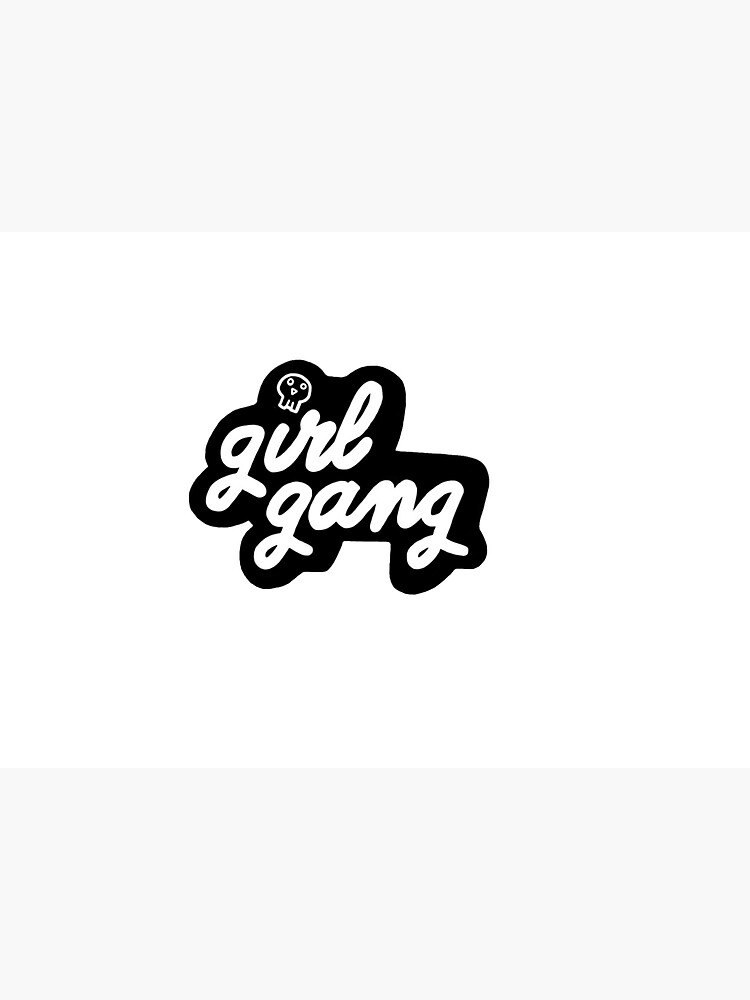 "Girl Gang" Sticker by yellowbknee Redbubble