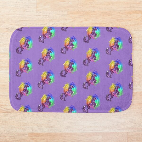 Item preview, Efecto brillante brillante Unicornio púrpura y arco iris designed and sold by Artification.