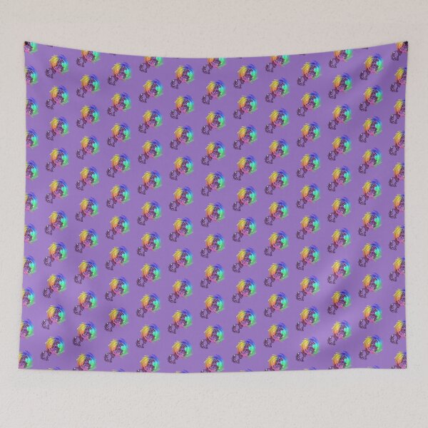 Item preview, Sparkly Glittery Effect Purple Unicorn And Rainbow designed and sold by Artification.