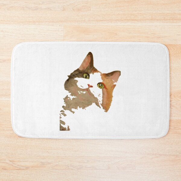 Item preview, I'm All Ears - Cute Calico Cat Portrait designed and sold by taiche.