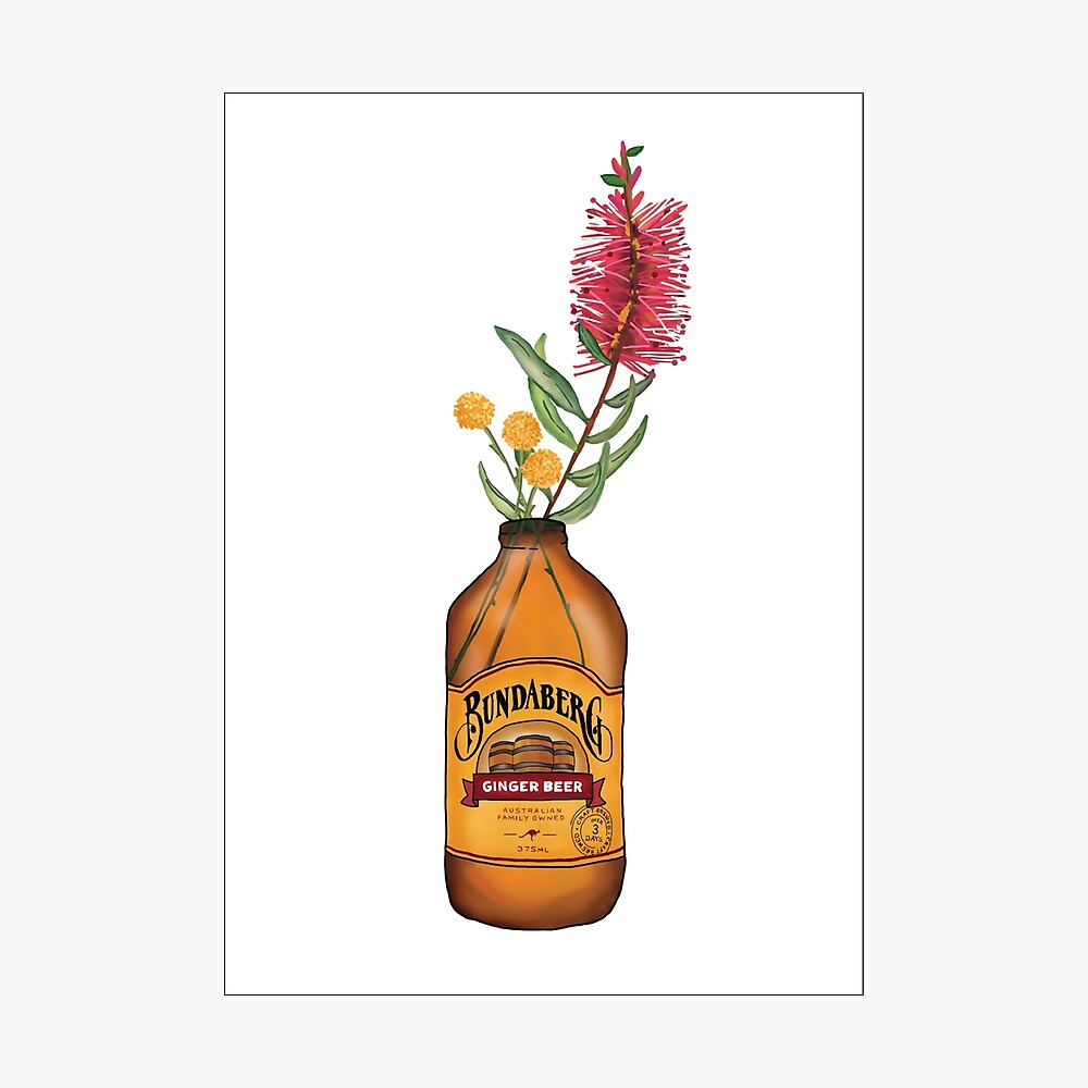 Floral Ginger Beer | Art Print