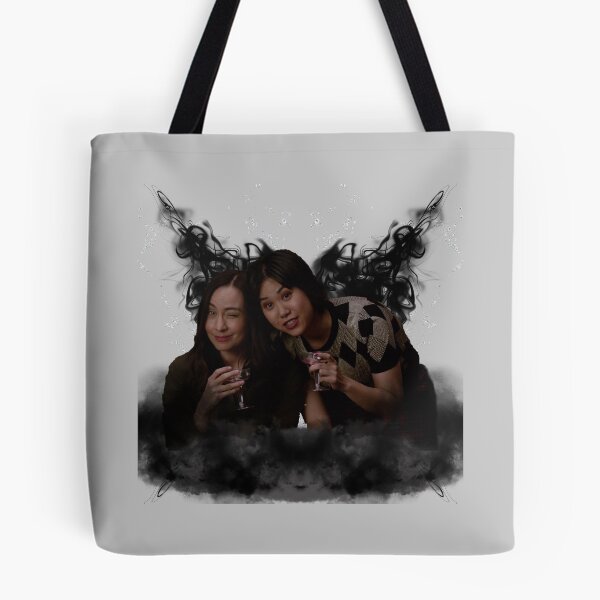 Aperçu de l'œuvre Nora Darhk et Mona Wu fond noir / blanc créée et vendue par dutchchu.