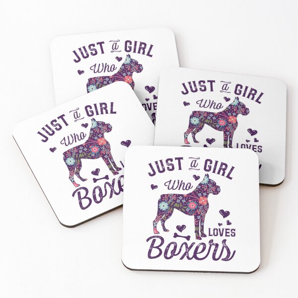 Item preview, Just a Girl Who Loves Boxers designed and sold by mydesigns15.